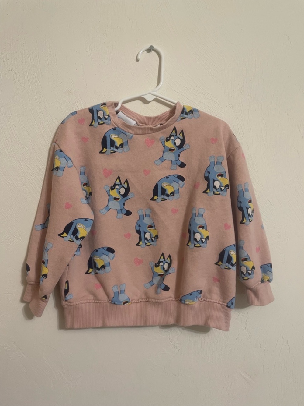 Zara Bluey sweatshirt 3-4y